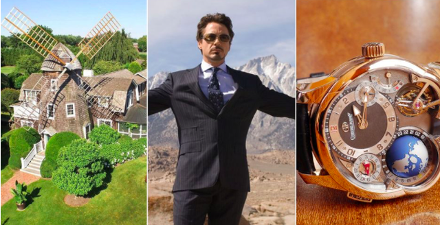 8 thú tiêu khiển đắt đỏ của Iron Man Robert Downey Jr