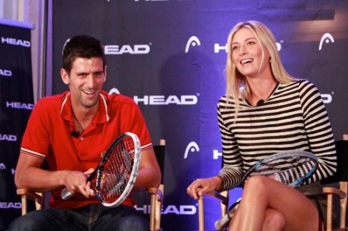 Djokovic và Sharapova từng thách đấu với nhau bằng một bữa tối
