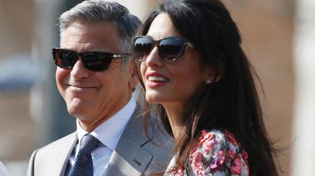 Tài tử U60 George Clooney đón cặp sinh đôi đầu lòng