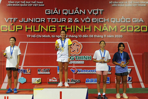 Huỳnh Trần Ngọc Nhi tuyển thủ quần vợt nhí Việt Nam